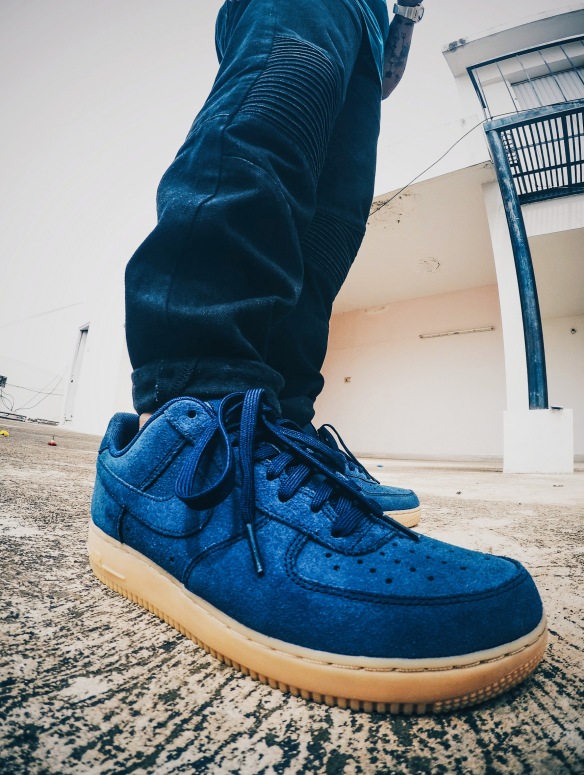 Nike Force – Blue Suede / Gum | bowties and