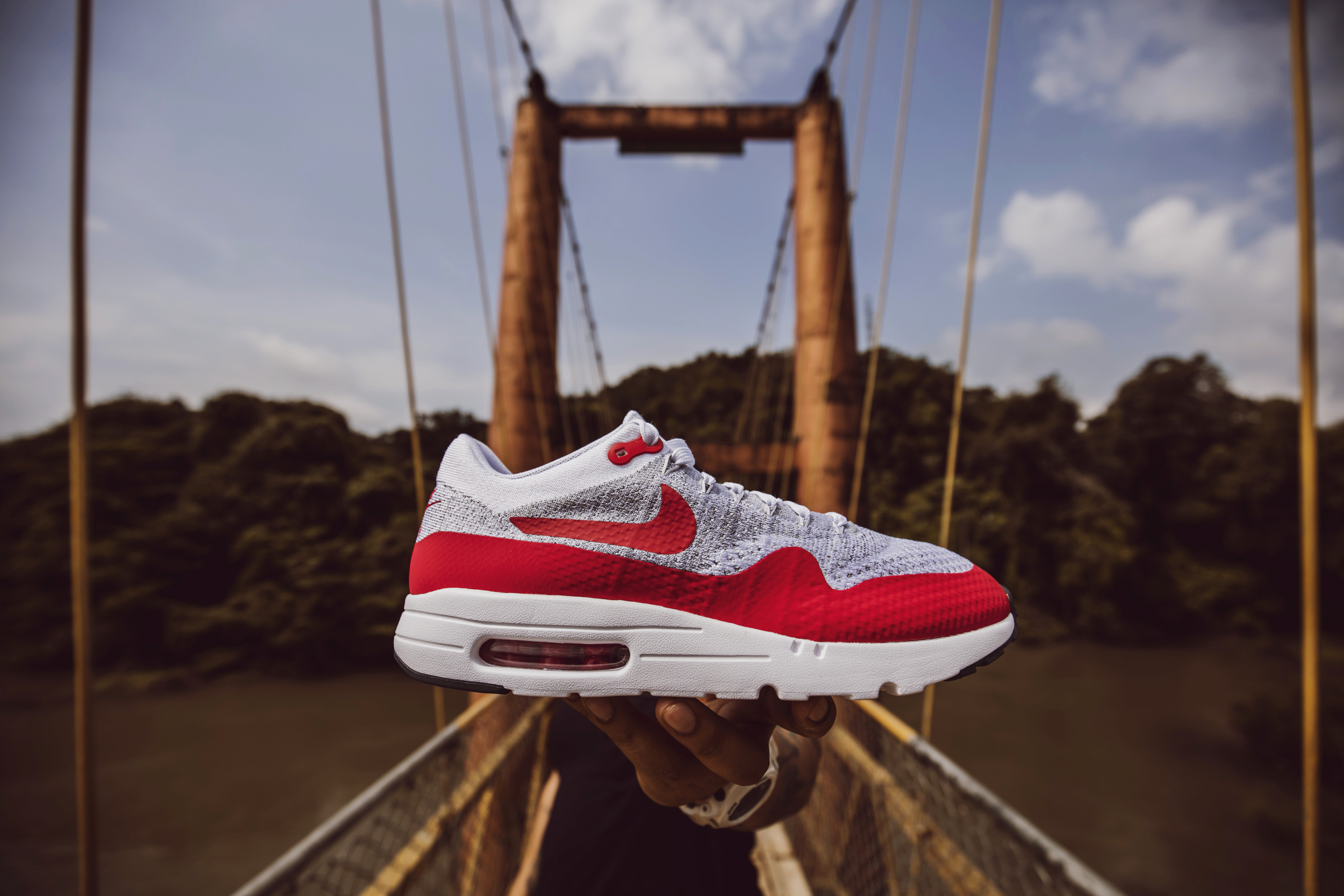 air max 1 ultra flyknit red