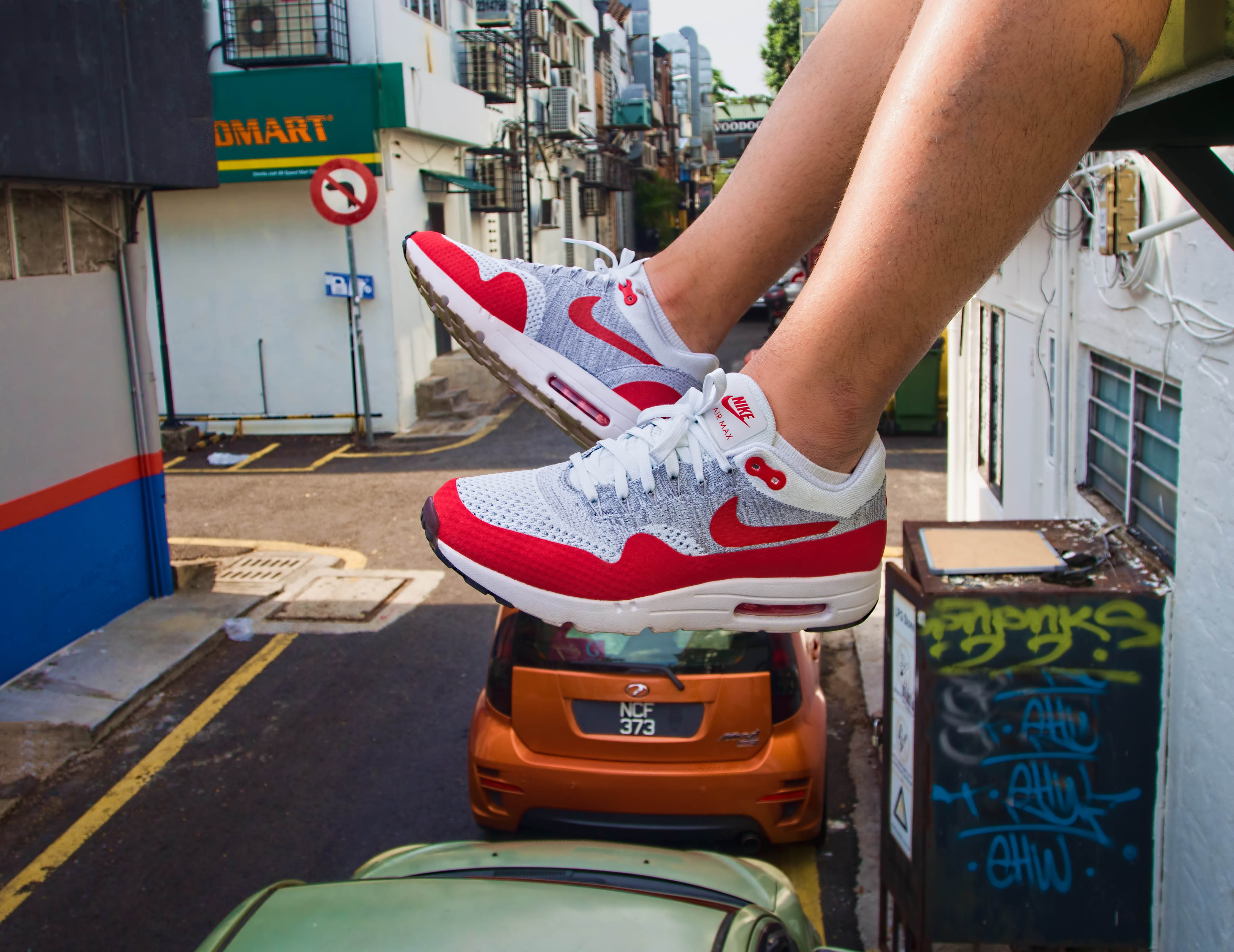 nike air max 1 ultra flyknit sport red