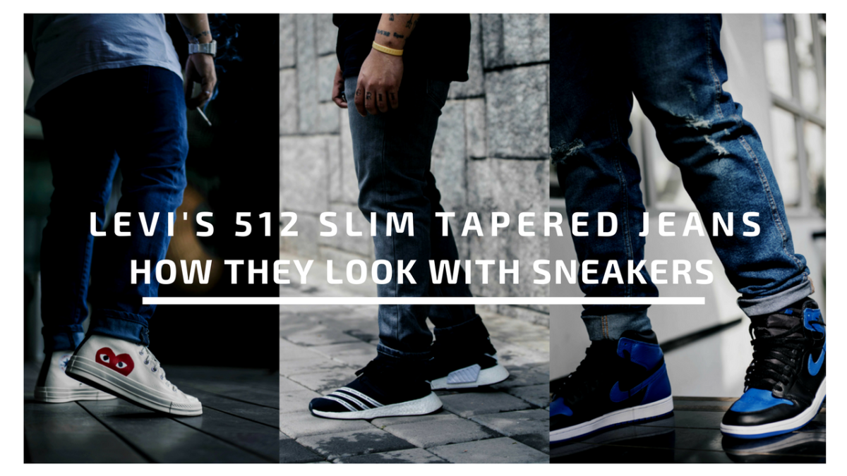 How The Levi's 512 Slim Tapered Jeans Look With Sneakers | bowties and bones