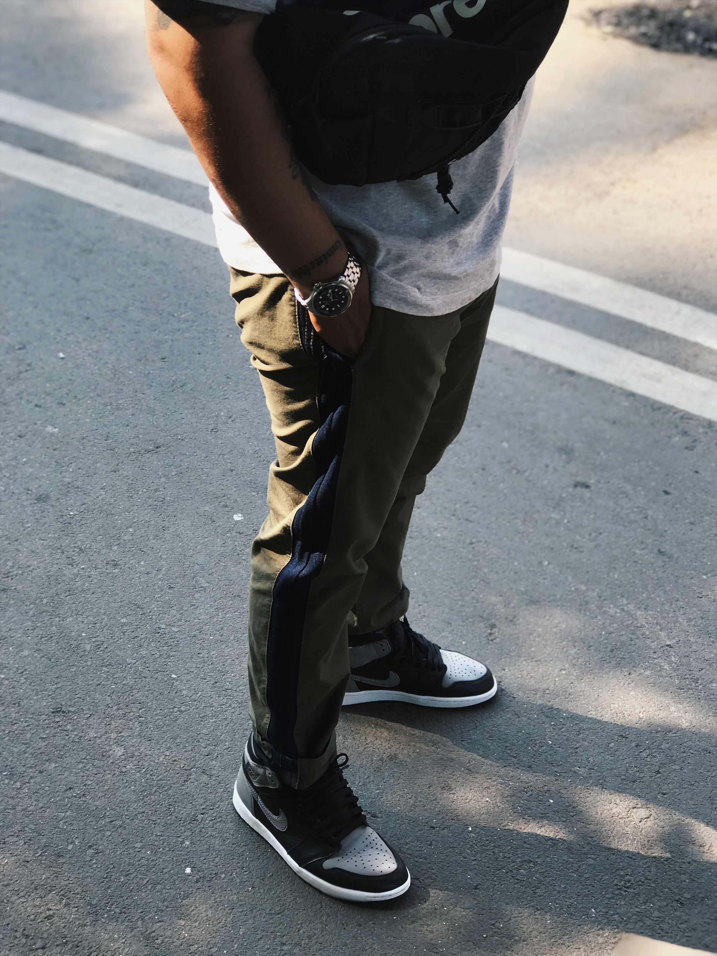 tapered jeans with jordans